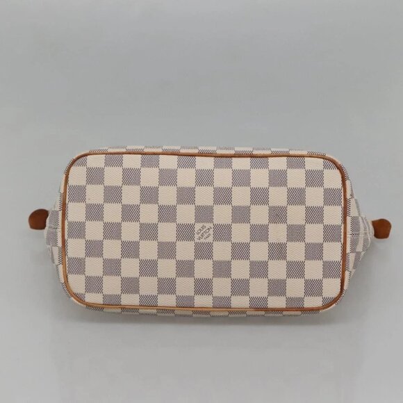 LOUIS VUITTON Damier Azur Saleya PM Tote Bag N51186 LV Auth 136882 - Picture 7 of 16